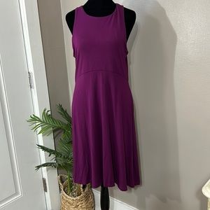 ATHLETA purple pullover Santorini Thera tank dress sleeveless Women’s Medium